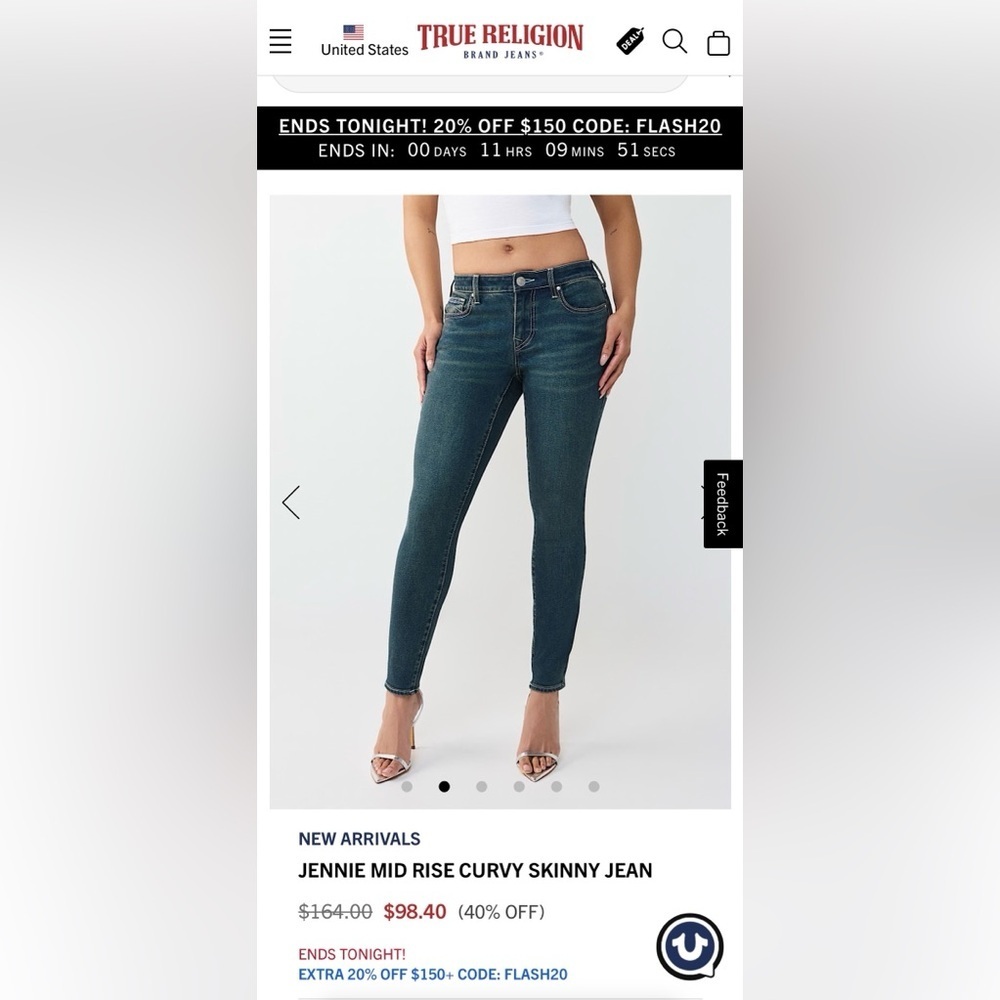 True Religion Women's Blue Jeans - Picture 14 of 14